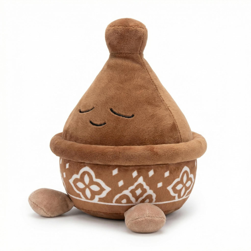 Artisan Pottery Plushie | Handmade 10-inch Soft Vase