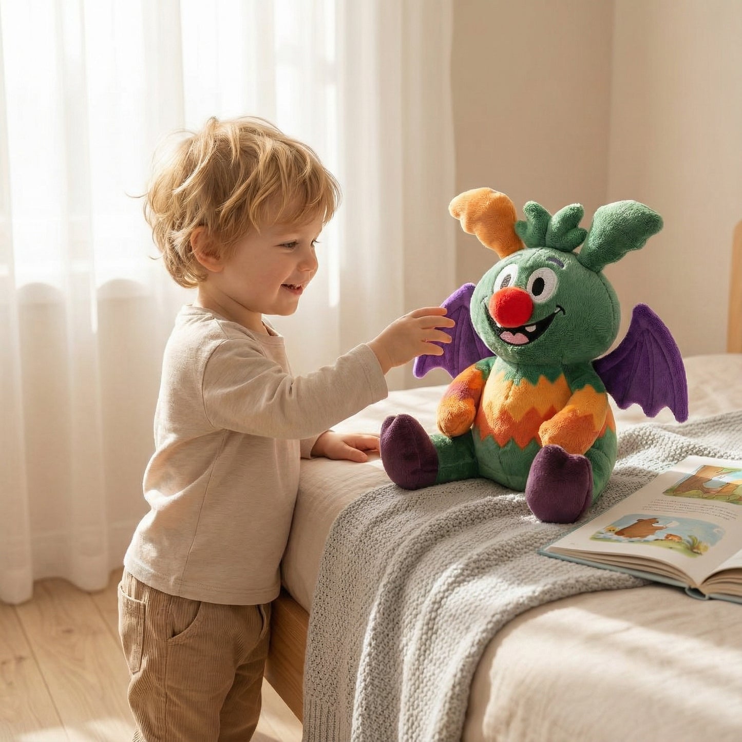Mythical Plush Doll,Handmade Soft Stuffed Animal, Magical Monster | 10In
