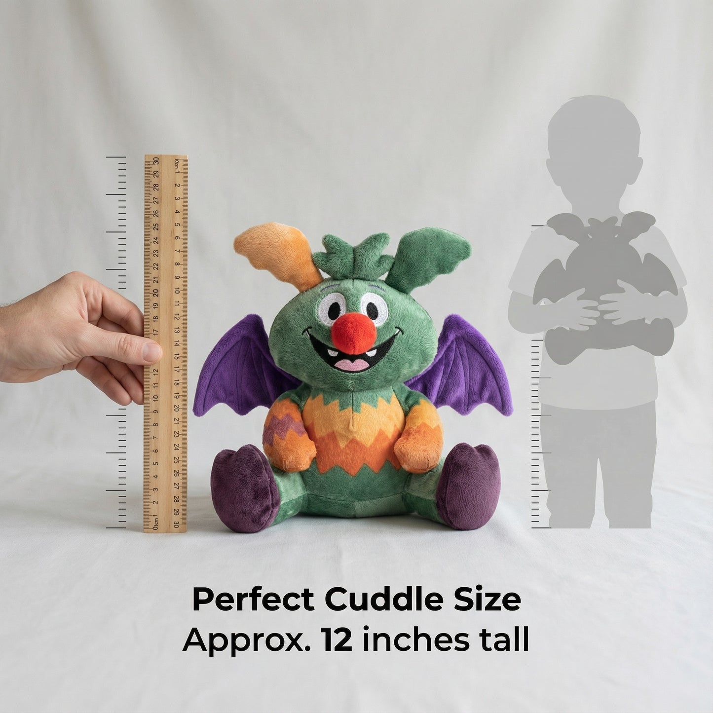 Mythical Plush Doll,Handmade Soft Stuffed Animal, Magical Monster | 10In