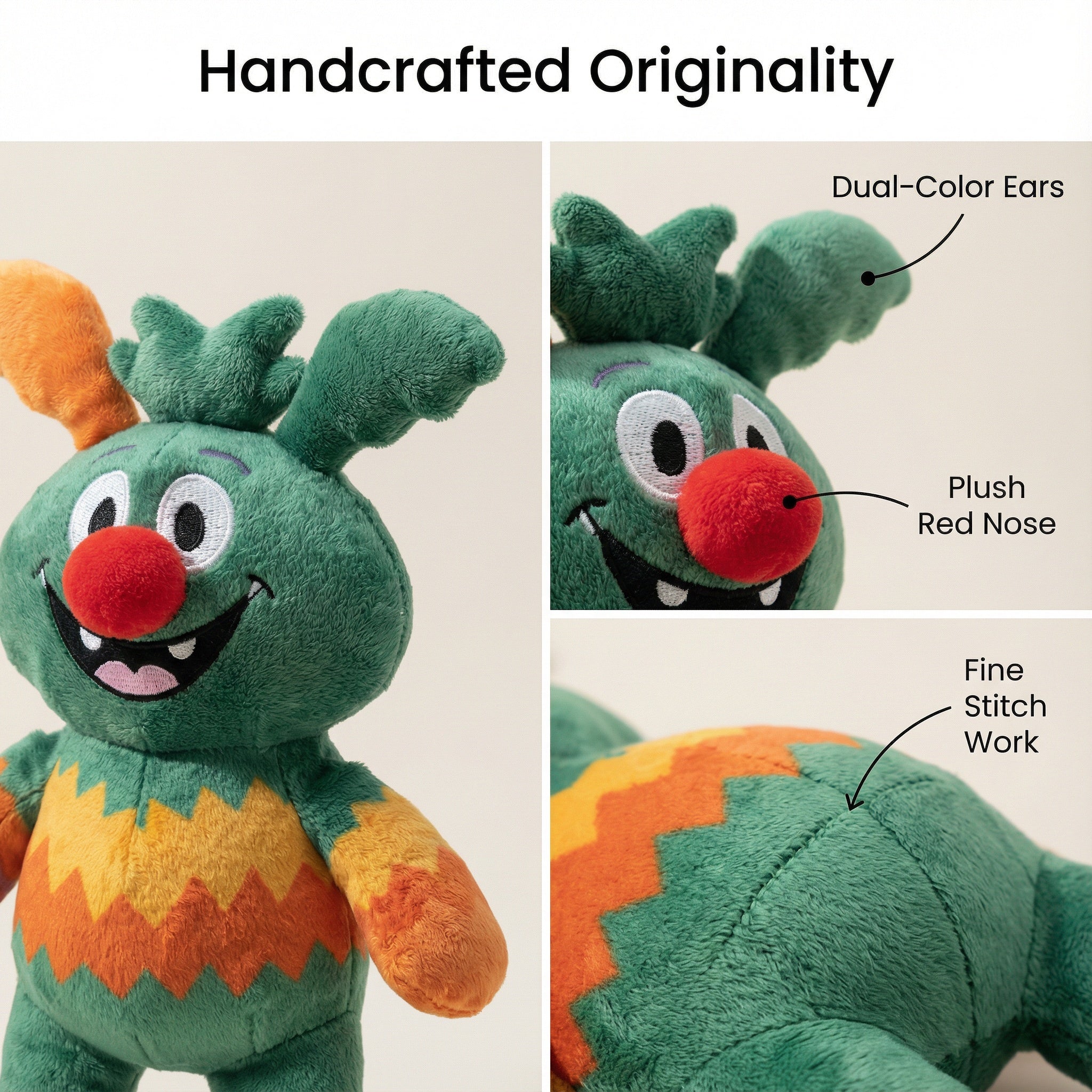 Mythical Plush Doll,Handmade Soft Stuffed Animal, Magical Monster | 10In