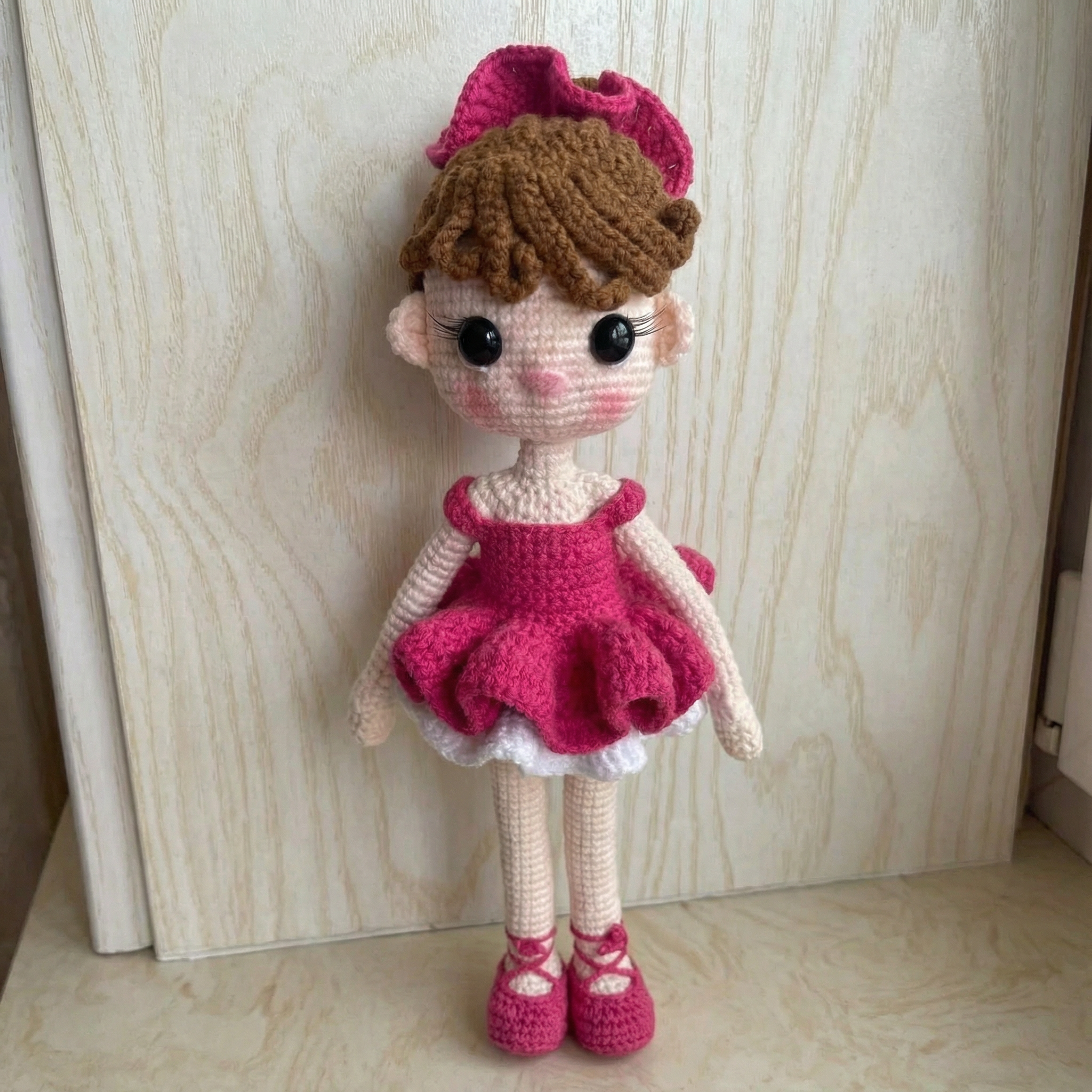 Custom Knitted Doll from Your Photo | Personalized Handmade Plush Toy | Unique Gift for Baby, Kids, Adults