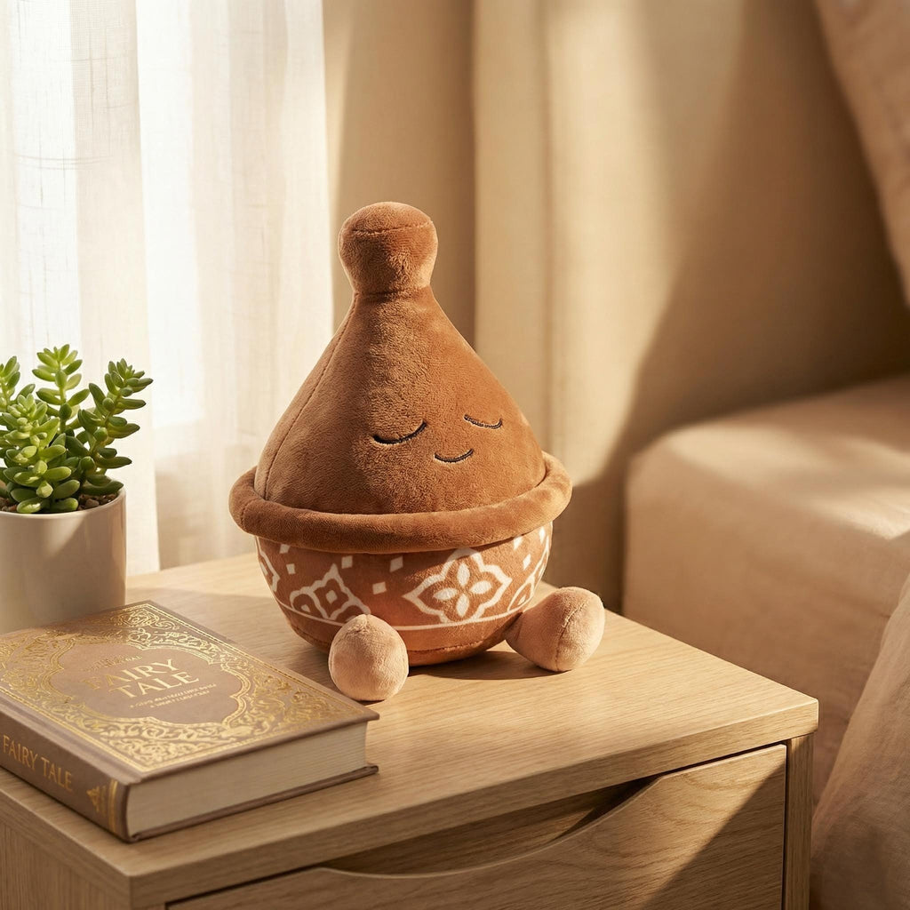 Artisan Pottery Plushie | Handmade 10-inch Soft Vase