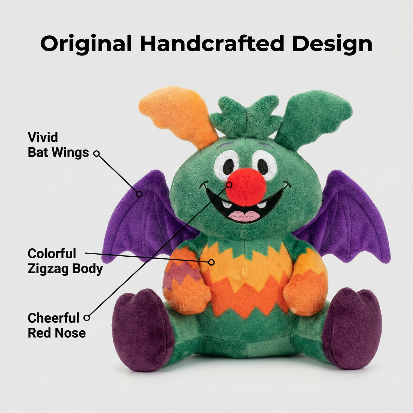 Mythical Plush Doll,Handmade Soft Stuffed Animal, Magical Monster | 10In