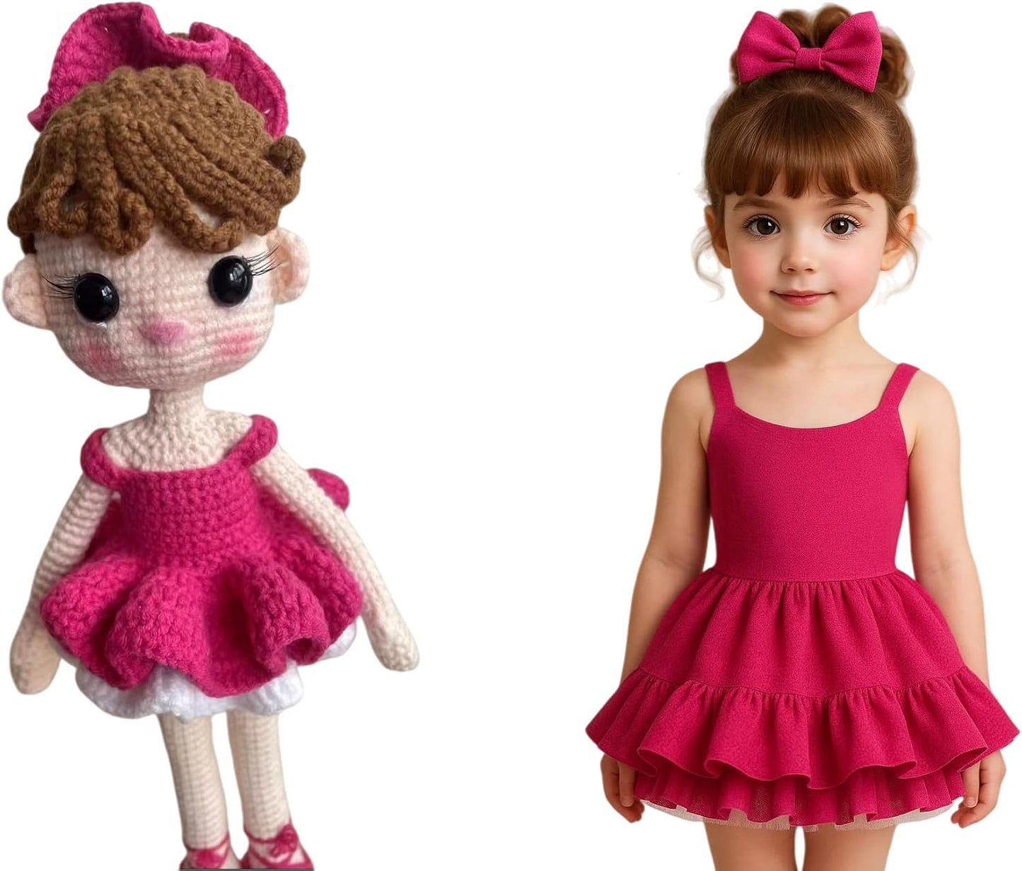 Custom Crochet Doll – Handmade to Order from Your Idea or Drawing